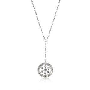 131734 fv Tiffany Co Voile Diamond Lariat Pendant in Platinum 01 CTW