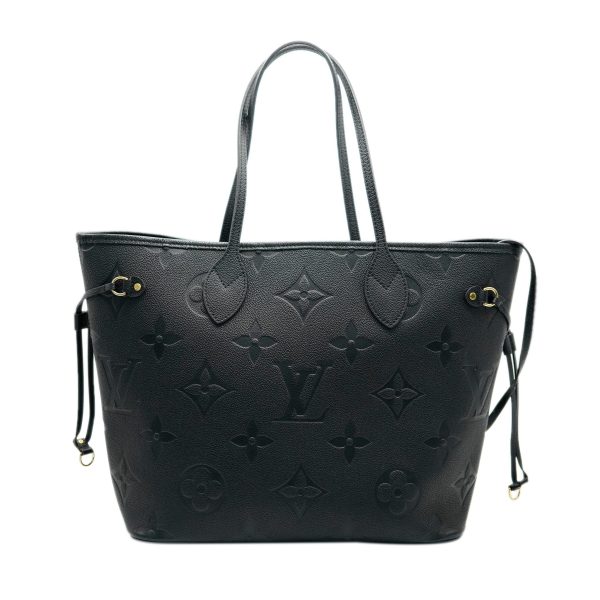 131741 bv Louis Vuitton Black Monogram Empreinte Neverfull MM