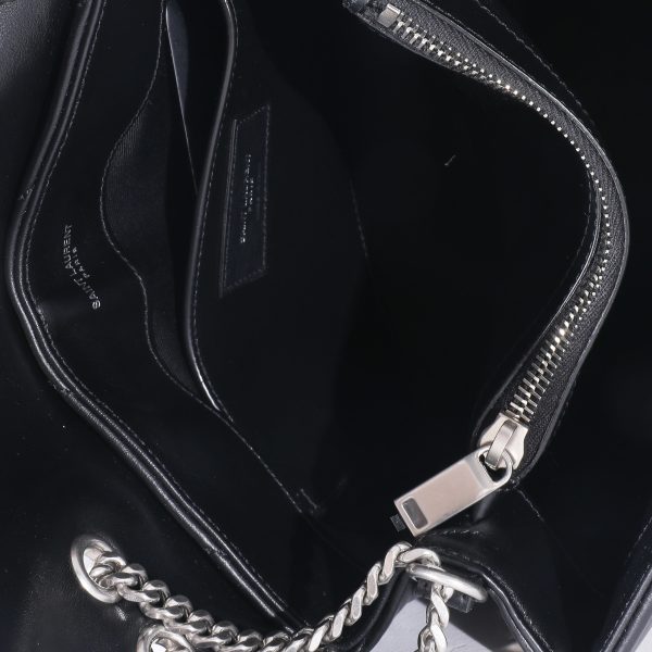 131742 ad2 Saint Laurent Black Calfskin Small Loulou