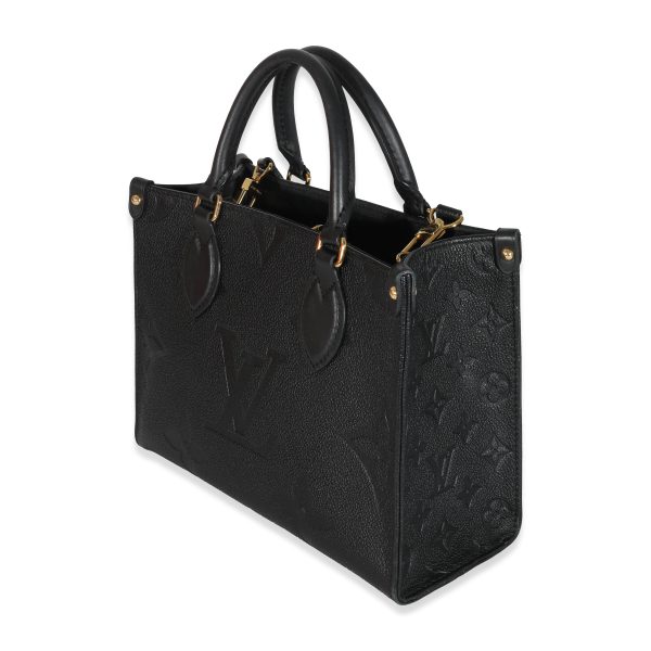 131811 sv Louis Vuitton Black Empreinte Monogram Giant Onthego PM