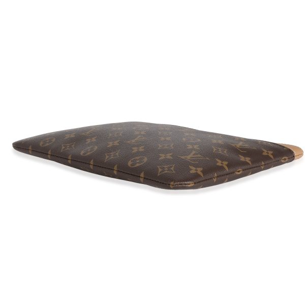 131817 box Louis Vuitton Sesame Monogram Canvas Daily Pouch