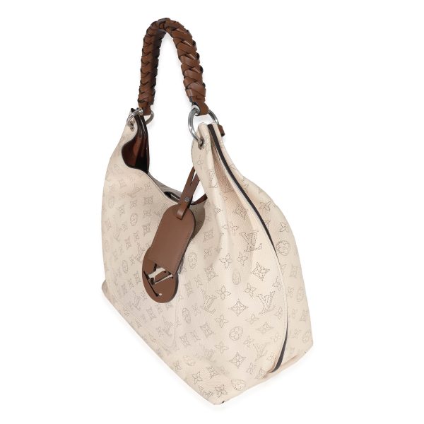 131843 sv cc36c9ef 63a1 4032 b52b fc7e4f733a09 Louis Vuitton Cream Mahina Carmel Hobo