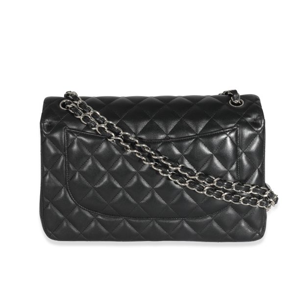 131847 pv ec2c4d07 63bd 4a6c b3f2 585115658e77 Chanel Black Lambskin Jumbo Classic Double Flap Bag