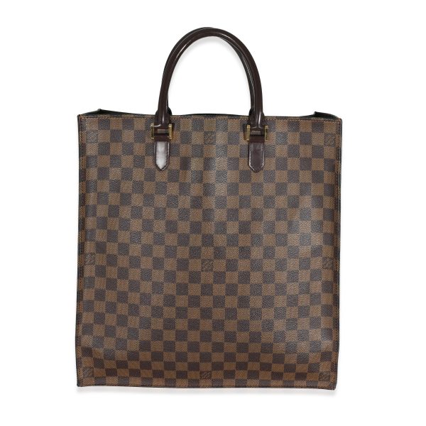 131848 fv Louis Vuitton Damier Ebene Canvas Sac Plat