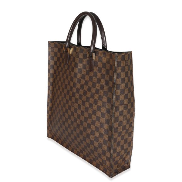 131848 sv Louis Vuitton Damier Ebene Canvas Sac Plat