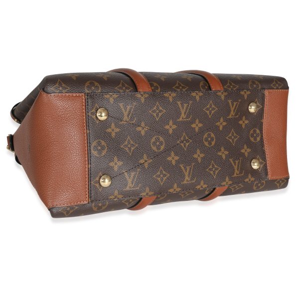 131860 clasp Louis Vuitton Caramel Monogram Canvas Soufflot MM