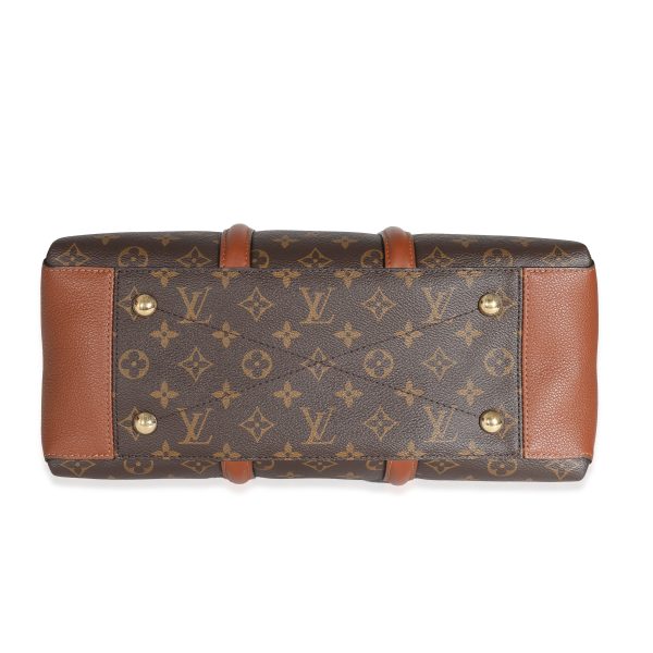 131860 stamp Louis Vuitton Caramel Monogram Canvas Soufflot MM