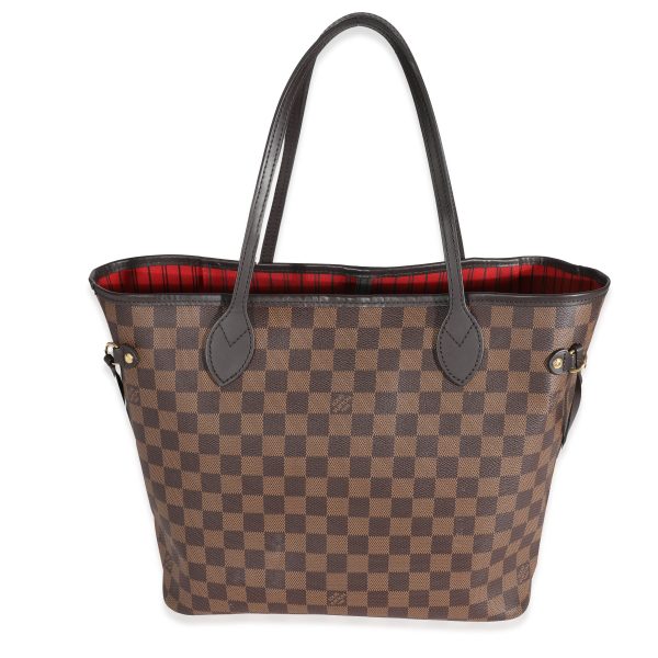 131873 fv Louis Vuitton Damier Ebene Canvas Neverfull MM