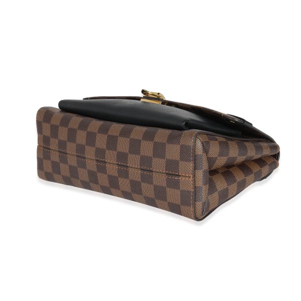 131874 box 3aef2aaa d6a6 4cd2 b9b8 16f0428a9996 Louis Vuitton Black Calfskin Damier Ebene Canvas Vavin PM