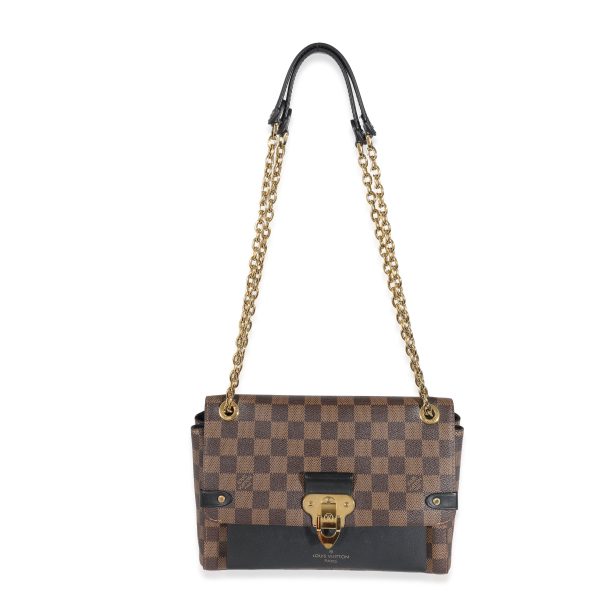 131874 bv 1073ba45 e483 4048 b754 af31d4b106ac Louis Vuitton Black Calfskin Damier Ebene Canvas Vavin PM