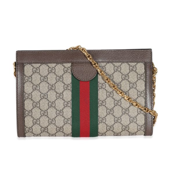 131891 pv Gucci Beige GG Supreme Web Ophidia GG Small Shoulder Bag