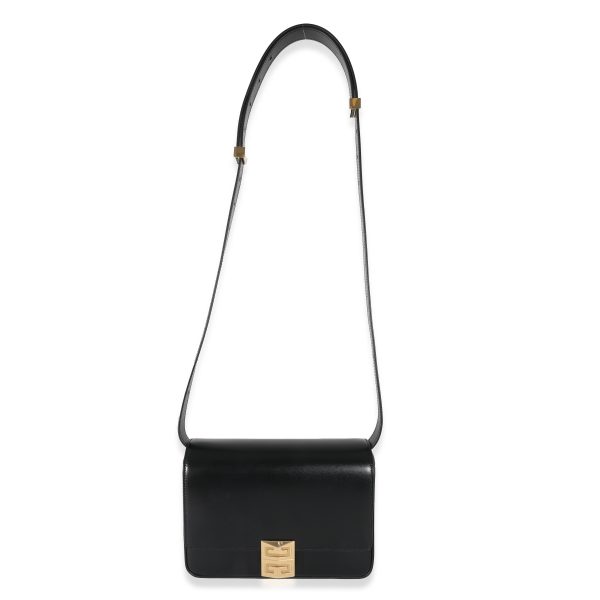 131893 bv Givenchy Black Calf Leather Medium 4G Bag