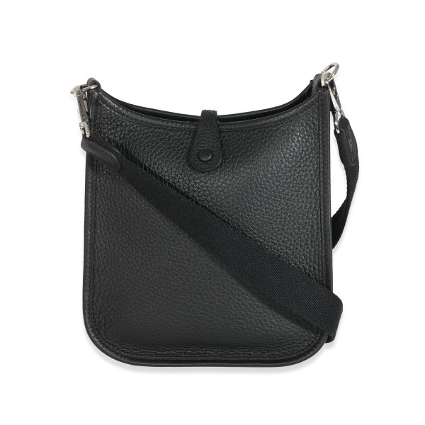 131909 pv b678de76 9c00 4b73 86b7 b5a250635990 Hermès Black Taurillon Clemence Evelyne TPM PHW