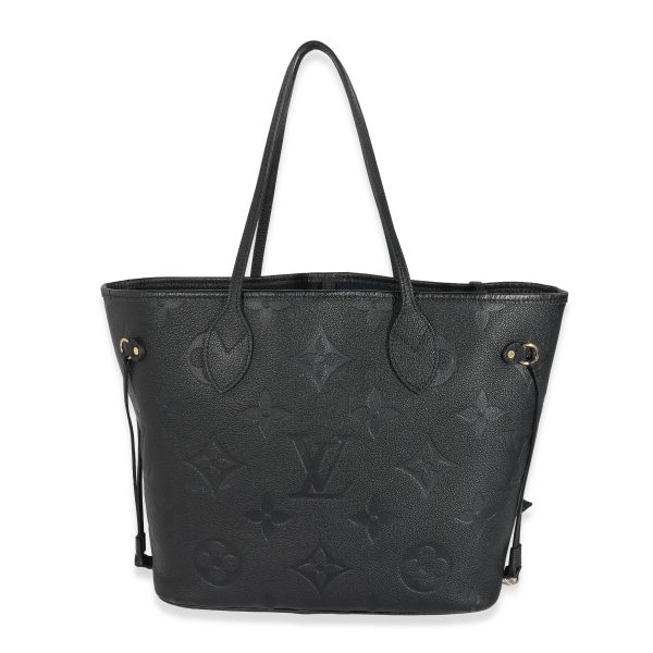 131987 pv 415392e0 b305 4440 a350 61d06e11034d Louis Vuitton Black Empreinte Neverfull MM