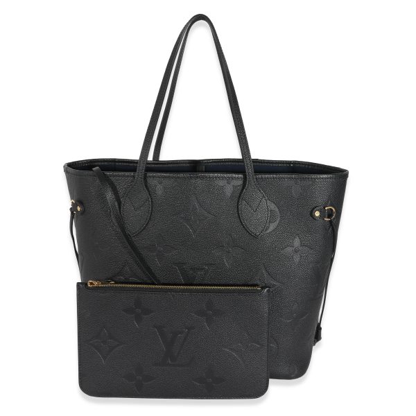 131987 stamp 00380022 9ae4 451e bf02 6a75eb7ed3e0 Louis Vuitton Black Empreinte Neverfull MM