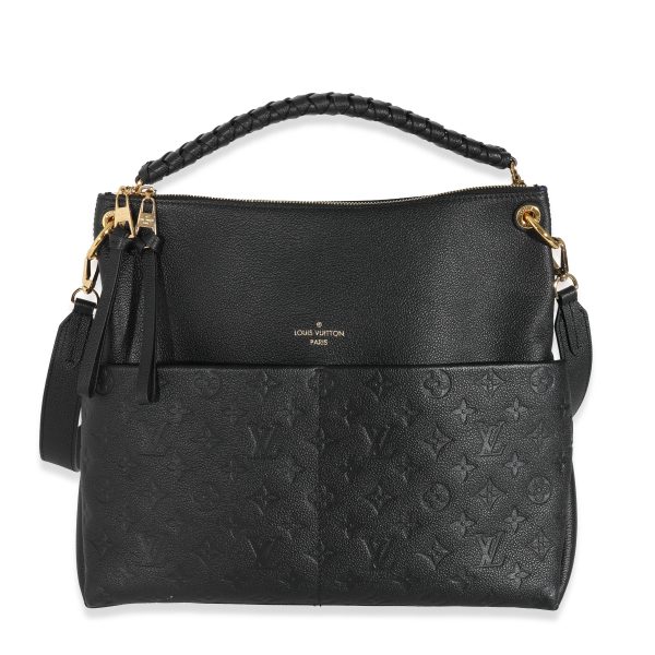 131988 fv Louis Vuitton Black Empreinte Maida Hobo