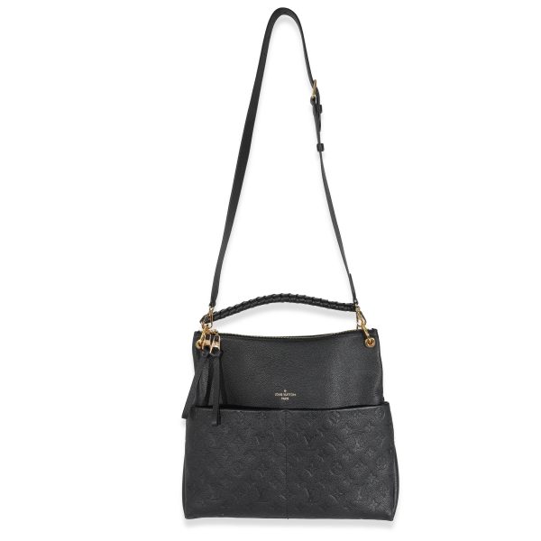 131988 stamp Louis Vuitton Black Empreinte Maida Hobo