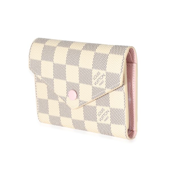 131993 sv Louis Vuitton Damier Azur Canvas Victorine Wallet