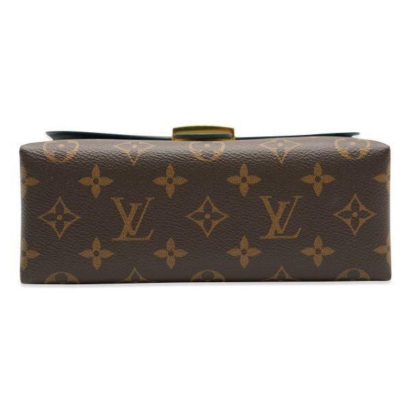 132001 stamp Louis Vuitton Black Leather Monogram Canvas Locky BB