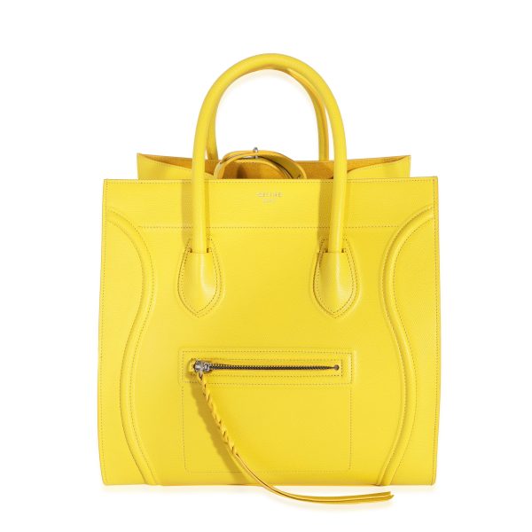 132024 fv 8a748b64 5353 4c93 9891 859db51fbb84 Celine Yellow Leather Phantom Tote