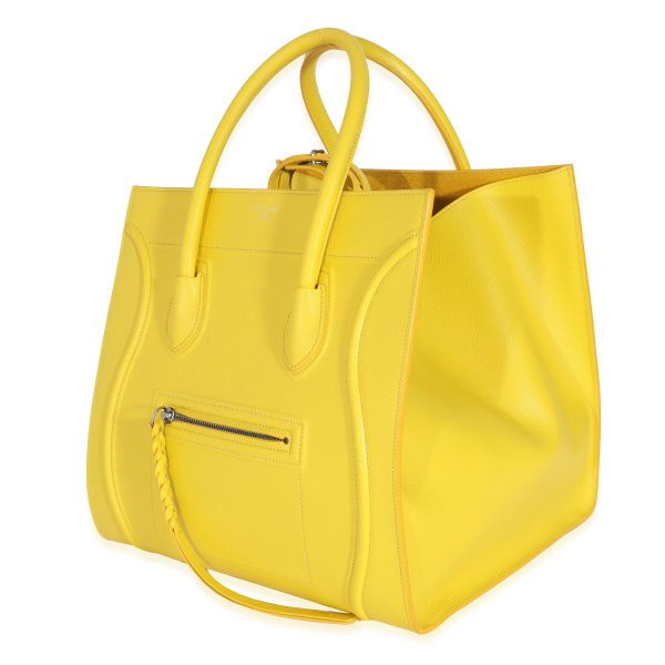 132024 sv 4fef0349 224c 4e18 927a cc2f48b041ae Celine Yellow Leather Phantom Tote