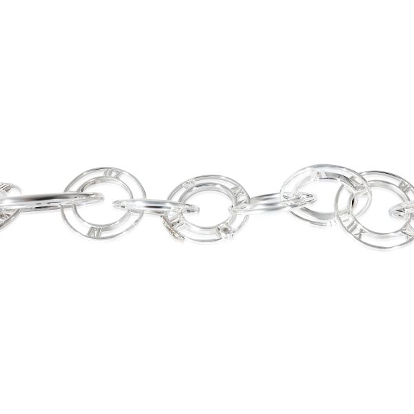 132030 sv Tiffany Co Atlas Chain Link Long Necklace in Sterling Silver