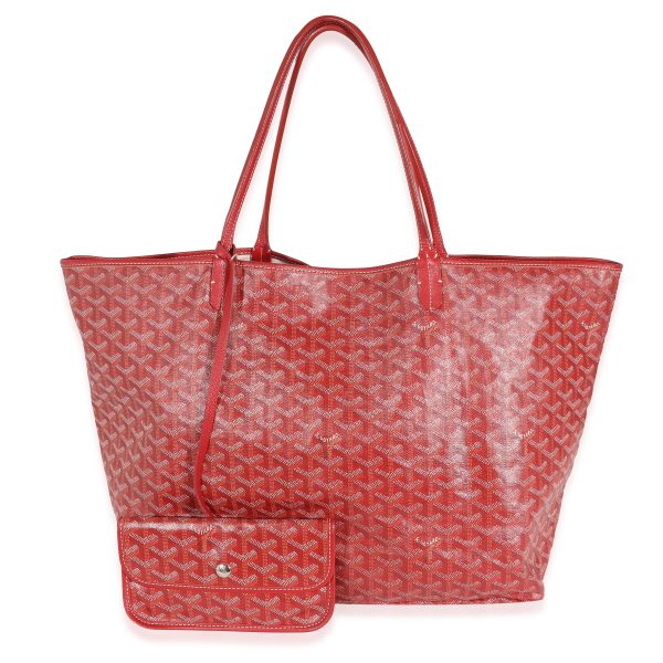 132036 av d5654ef5 49d2 4745 a9b4 4ccbc911085b Goyard Red Goyardine Saint Louis GM