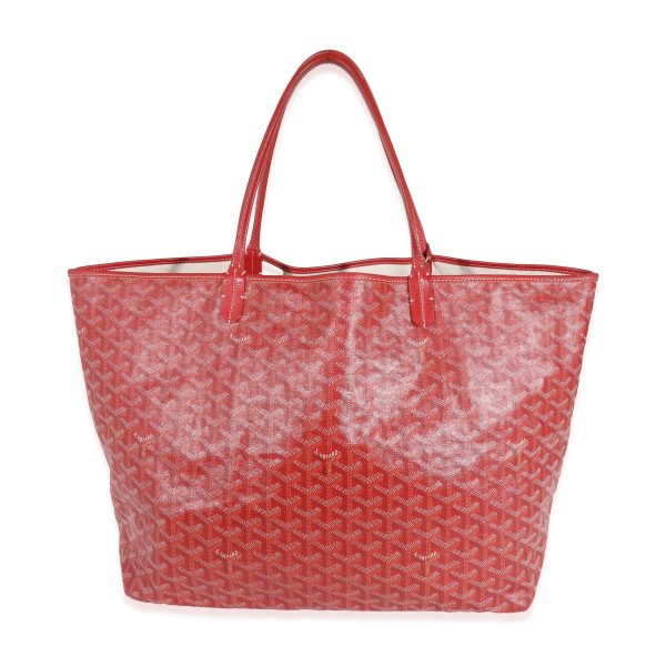 132036 pv 8c6e76e0 3591 4c63 a396 59b44285698e Goyard Red Goyardine Saint Louis GM