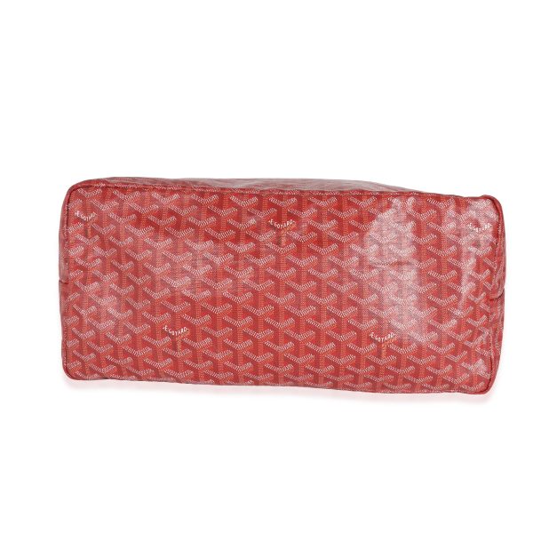 132036 stamp ed74a8b4 e878 4416 8785 f7df9eb09b6a Goyard Red Goyardine Saint Louis GM