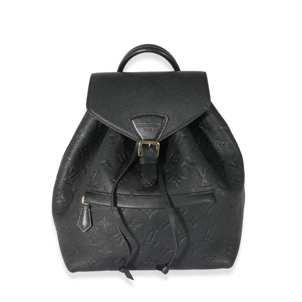 132062 fv 712771b0 d404 44bf a490 2089cafd895a Louis Vuitton Black Empreinte Montsouris Backpack