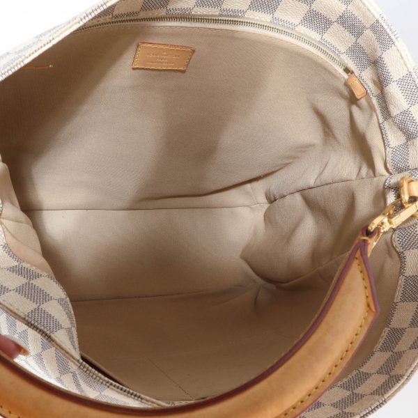 132063 ad2 Louis Vuitton Damier Azur Canvas Soffi Hobo