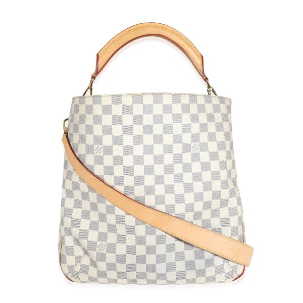 132063 fv 29e343c6 3ea8 477b 86b1 71e4ab1c81bd Louis Vuitton Damier Azur Canvas Soffi Hobo