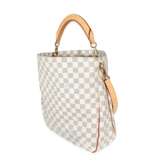 132063 sv 6ed56cef b1df 4dc8 a0d2 7a4eaad22b6d Louis Vuitton Damier Azur Canvas Soffi Hobo