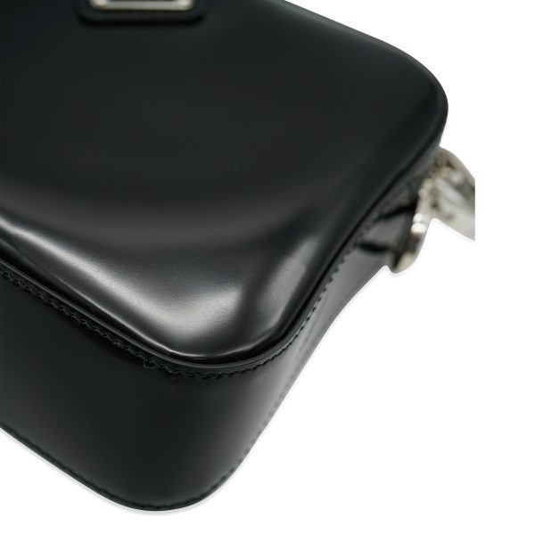 132079 ad2 Prada Black Spazzolato Messenger Bag