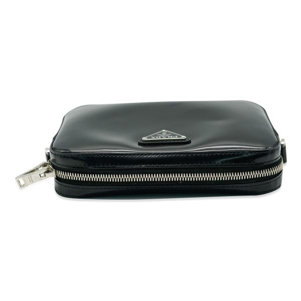 132079 ad3 Prada Black Spazzolato Messenger Bag