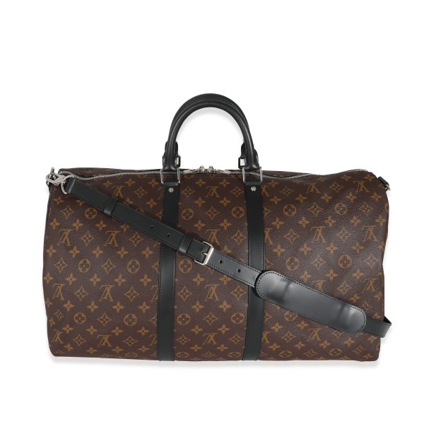 132120 fv 41b1bed7 8714 40c0 9ad2 e2904e939abf Louis Vuitton Monogram Macassar Keepall Bandoulière 55