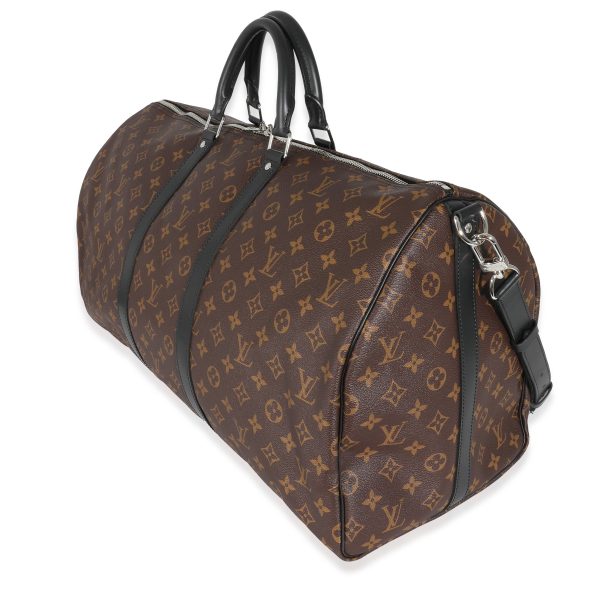 132120 sv 41ec851a d1b0 4034 afc2 12267a5cf1f8 Louis Vuitton Monogram Macassar Keepall Bandoulière 55