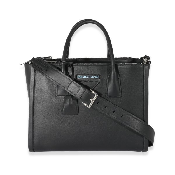 132142 fv 3c943b5a 915f 4dd2 9de9 f5a4cdc0a1e1 Prada Black Leather Grace Lux Concept Tote