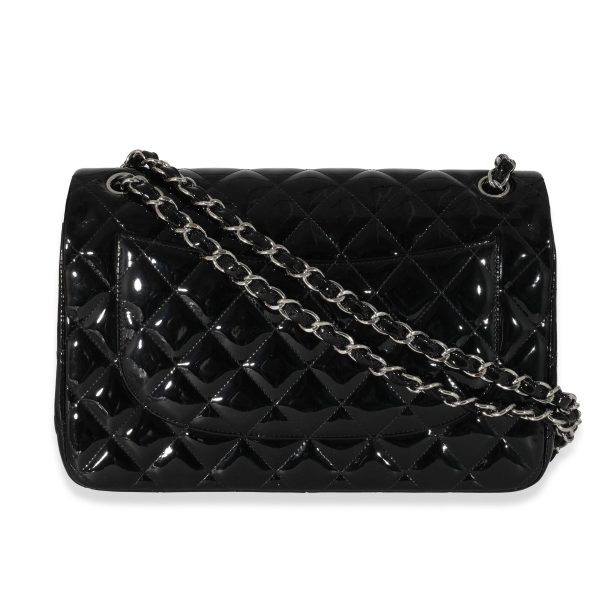 132143 pv f8457250 ea0e 42aa 8644 67b48bfa842c Chanel Black Patent Classic Jumbo Flap Bag