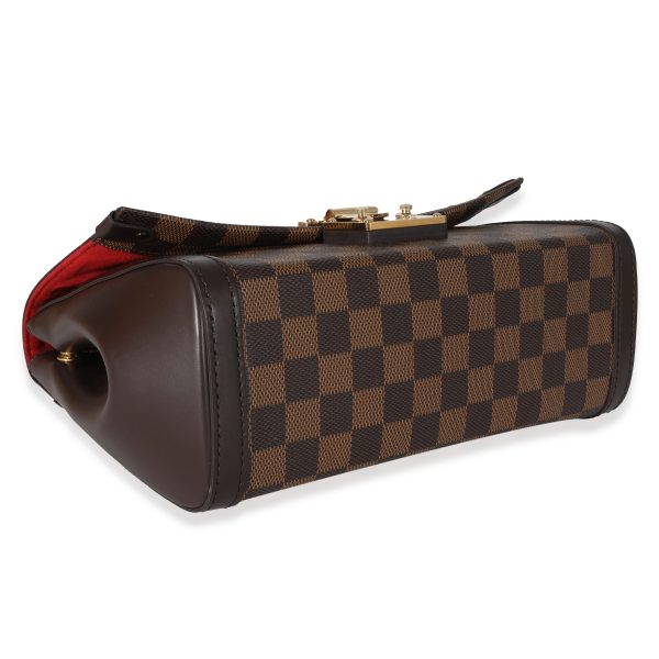 132151 clasp Louis Vuitton Damier Ebene Canvas Venice Bag