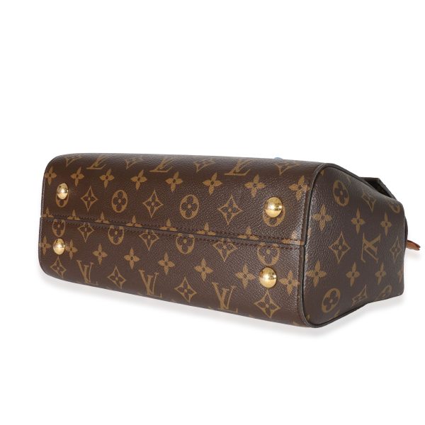 132172 box Louis Vuitton Monogram Canvas Blue Glacial Cluny MM