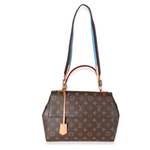 132172 bv Louis Vuitton Monogram Canvas Blue Glacial Cluny MM