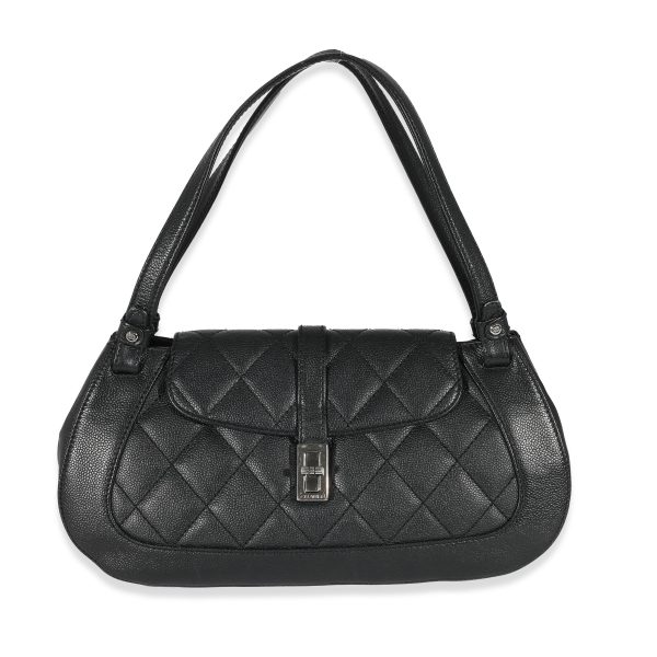 132221 fv 85b8c4d8 af6e 41e5 a82b c9d71aac9de6 Chanel Black Caviar Mademoiselle Lock Shoulder Bag