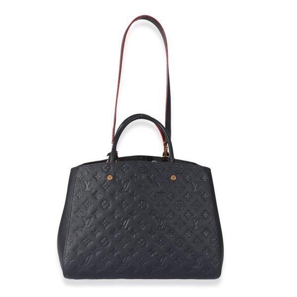 132229 av Louis Vuitton Marine Rouge Empreinte Montaigne GM