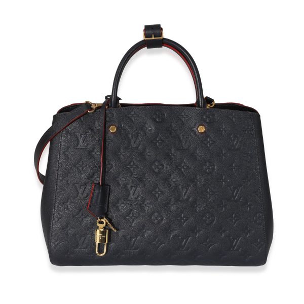 132229 fv Louis Vuitton Marine Rouge Empreinte Montaigne GM