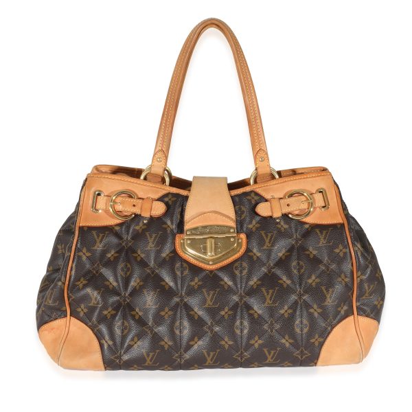 132259 fv Louis Vuitton Quilted Monogram Canvas Etoile Shopper