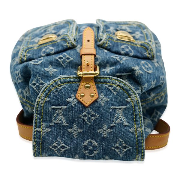 132268 bv Louis Vuitton Blue Monogram Denim Sac a Dos PM