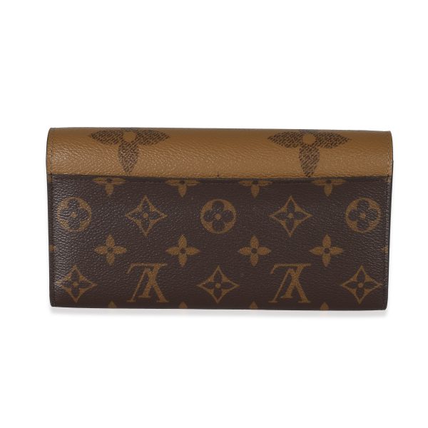 132278 pv Louis Vuitton Monogram Reverse Canvas Sarah Wallet