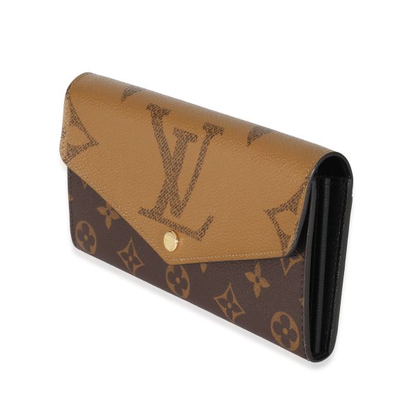 132278 sv Louis Vuitton Monogram Reverse Canvas Sarah Wallet