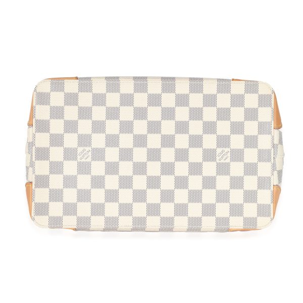 132292 stamp Louis Vuitton Damier Azur Canvas Hampstead PM